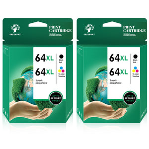 64-XL Black Color Ink Combo