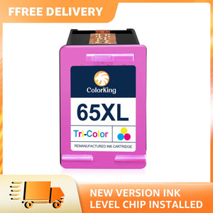 Colorking Ink 65 XL Replacement for HP Color Ink 65