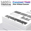 Toner Cartridge Replacement for HP Printer (2 Pack Black)