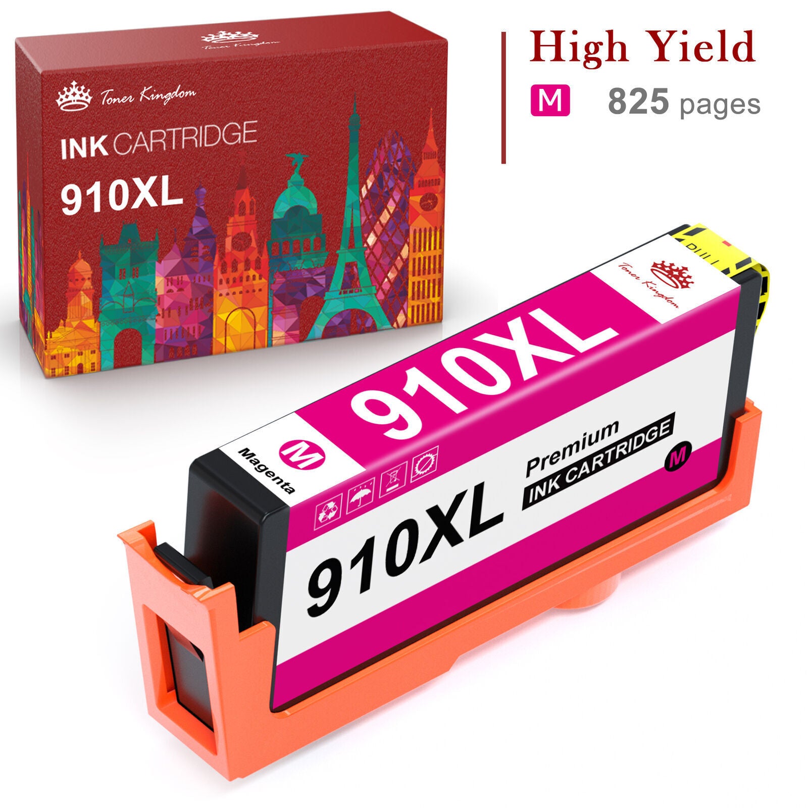Compatible HP 910XL Ink Cartridge-5 pack
