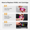 Halofox Black Ink 910 XL Replacement for HP 910 Ink Cartridge (1 Pack)