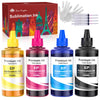 400ML Sublimation Ink Refill for Epson C88 C88+ Inkjet Printers - 4 Pack