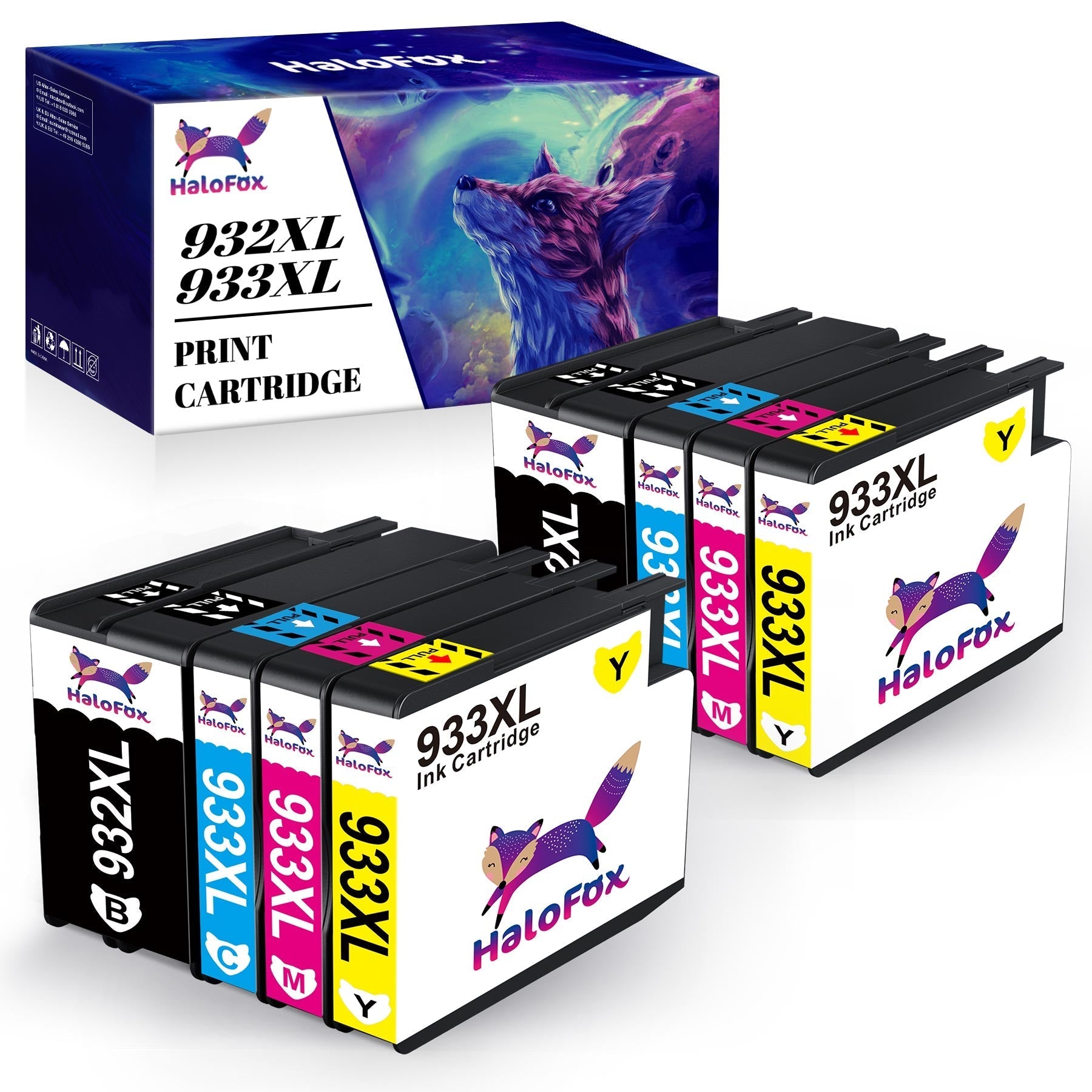 Think Ink Compatible 932XL 933XL Ink Cartridge (2 Black 1 Cyan 1 Magenta 1 Yellow) – Toner ...