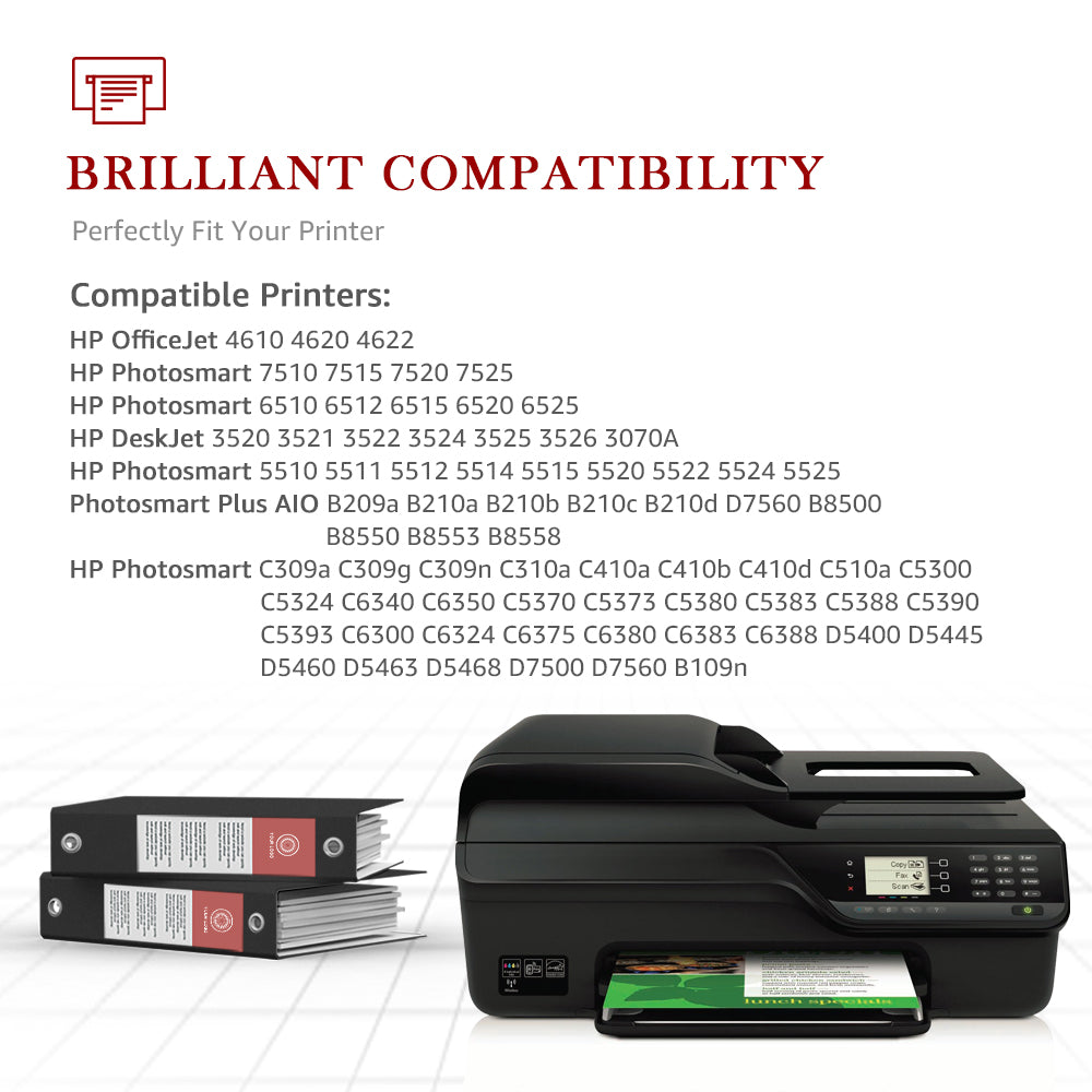 Compatible HP 564XL Inkjet Cartridge -8 Pack