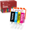 Compatible HP 564XL Inkjet Cartridge -4 Pack