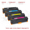 Compatible HP CC530A 304A Toner Cartridge -4 Pack