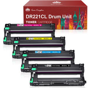 Compatible Brother DR221CL DR221 Drum unit - 4 Pack