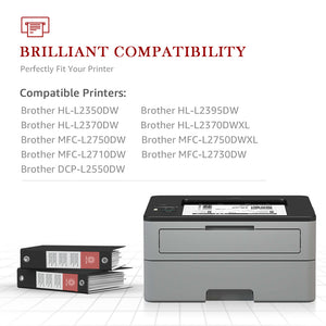 Compatible Brother TN730 TN-760 Toner Cartridge -3 Pack