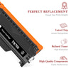 Brother TN730 TN760 Toner Cartridge Compatible -4 Pack