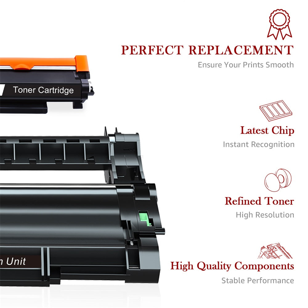 Compatible Brother TN760 Toner Cartridge -3 Pack