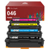 Compatible Canon 046 046H High Yield Toner Cartridge -4 Pack