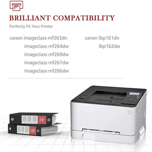 Compatible Canon 051H Black Toner Cartridge - 2 Pack