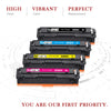 Compatible Canon 055H CRG-055H Toner Cartridge (1 Black 1 Cyan 1 Magenta 1 Yellow) -4 Pack