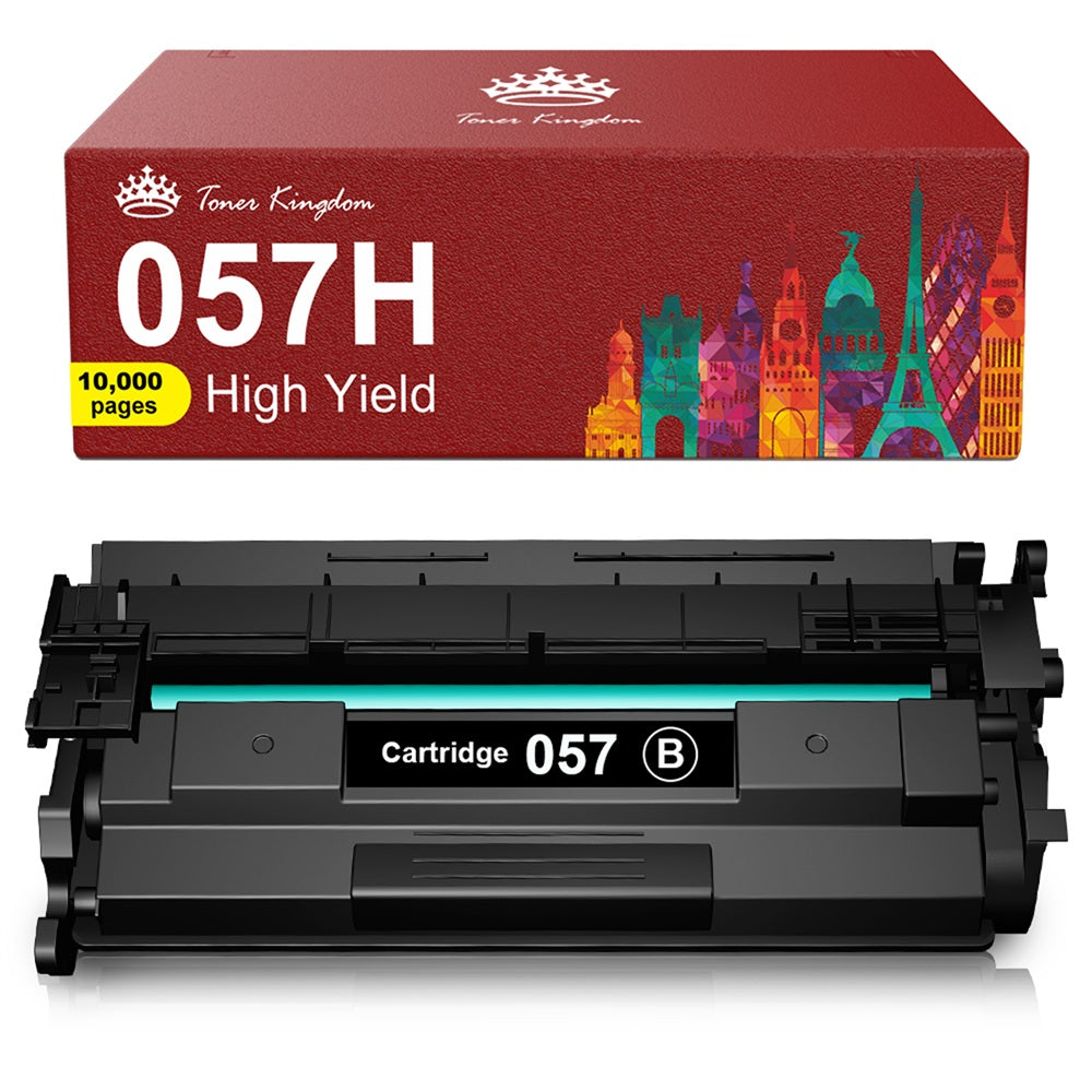 Compatible Canon 057 057H CRG-057 CRG-057H Black Toner Cartridge