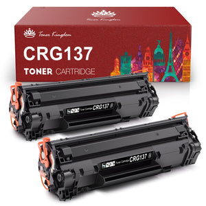 Compatible Canon 137 9435B001AA Black Toner Cartridge -2 Pack