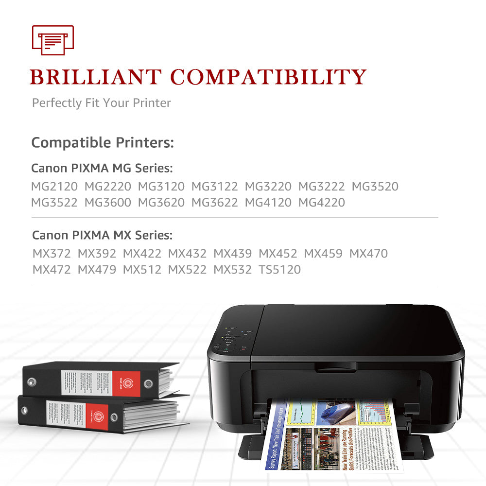 Compatible Canon 240 241 PG-240XL CL-241XL ink Cartridge (1 Black 1 Color) -2 Pack