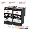 Compatible Canon PG-245XL CL-246XL ink Cartridge (1 Black 1 Color) -2 Pack