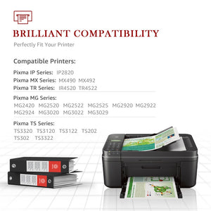 Compatible Canon 245 246 PG-245XL CL-246XL ink Cartridge (2 Black 1 Color) -3 Pack