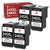 Compatible Canon 245 246 PG-245XL CL-246XL ink Cartridge -4 Pack