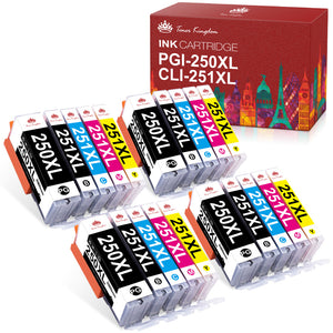 Compatible Canon PGI-250XL CLI-251XL ink Cartridge -20 Pack