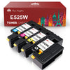 Compatible Dell E525w Toner Cartridge - 4 Pack