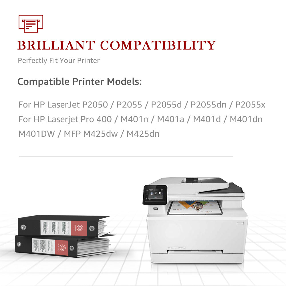 Compatible HP 05X CE505X Black Toner Cartridge - 1 Pack
