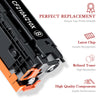Compatible HP 131A 131X CF210A CF210X Black Toner Cartridge - 2 Pack