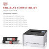 Compatible HP 201A CF400A 201X CF400X Toner Cartridge -4 Pack