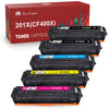 Compatible HP 201A CF400A 201X CF400X Toner Cartridge -5 Pack