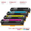 Compatible HP 202A CF500A CF501A CF502A CF503A Toner Cartridge-4 Pack