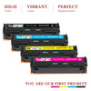 Compatible HP 202X CF500X CF501X CF502X CF503X Toner Cartridge -4 Pack