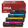 Compatible HP 206A W2110A W2111A W2112A W2113A Toner Cartridge -4 Pack