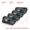 Compatible HP 26A CF226A Black Toner Cartridge - 4 Pack