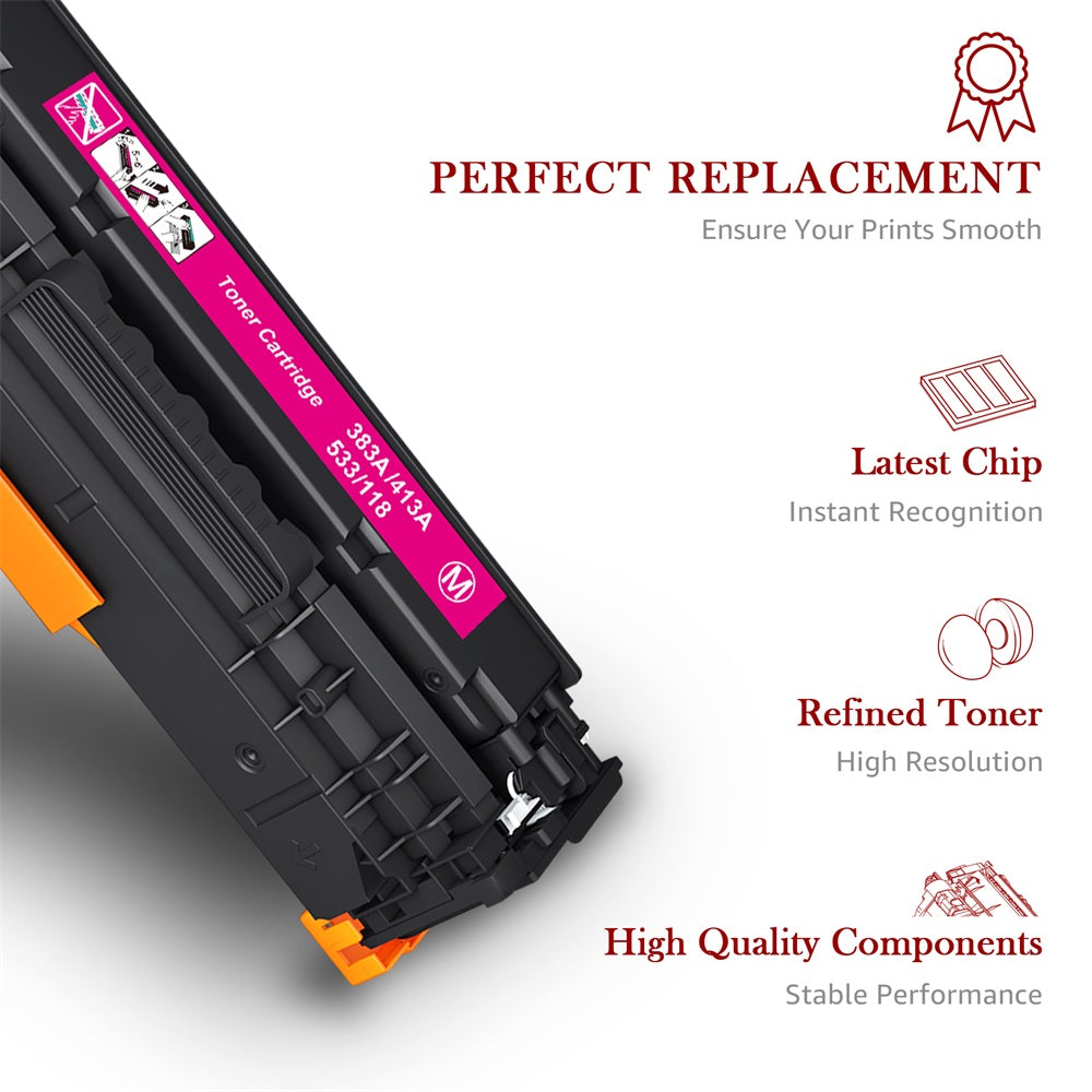 Compatible HP 312X 312A CF380X Toner Cartridge -5 Pack