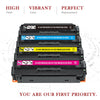 Compatible HP 414X W2022X Toner Cartridge with Chips - 4 Pack