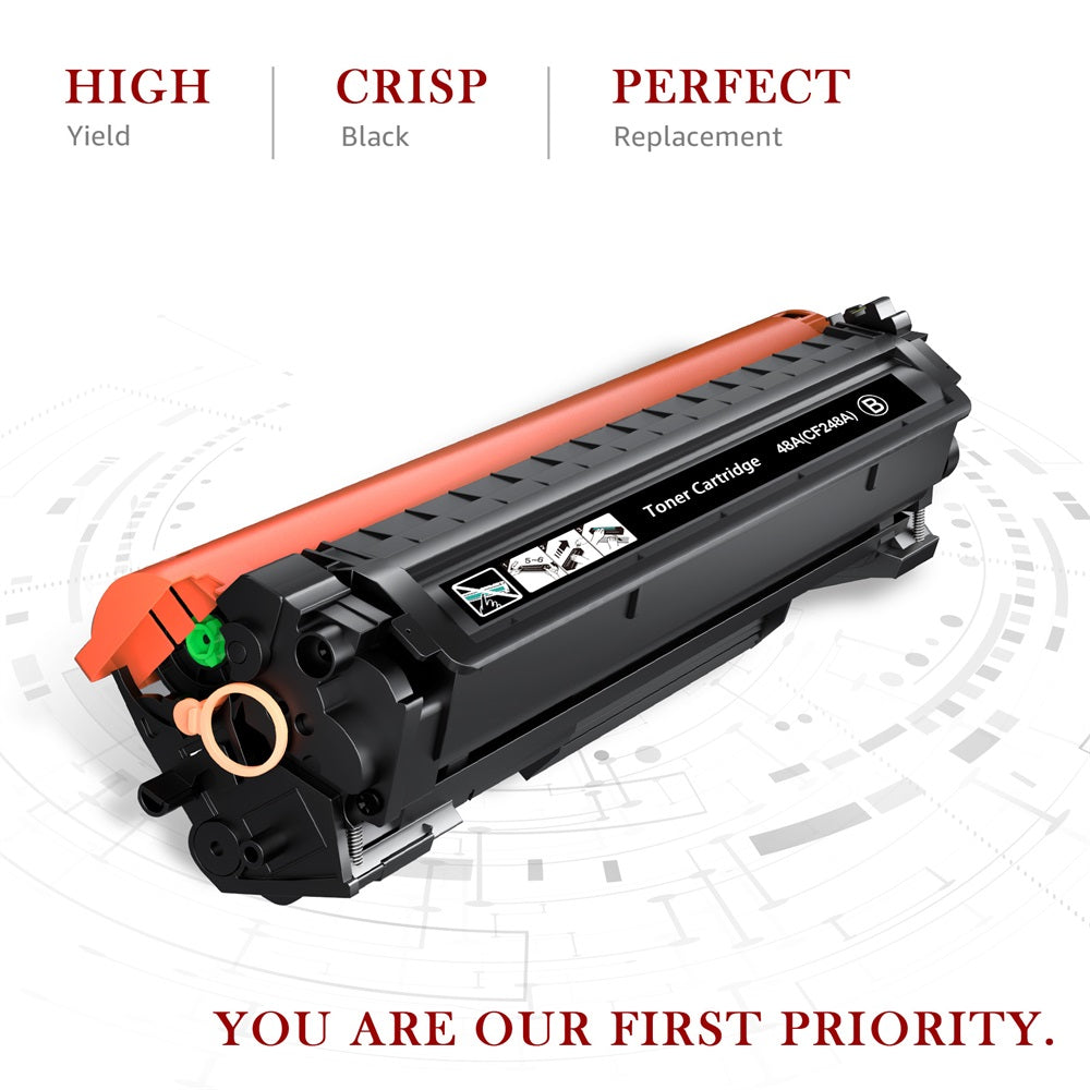 Compatible HP CE248A 48A Black Toner Cartridge by Toner Kingdom