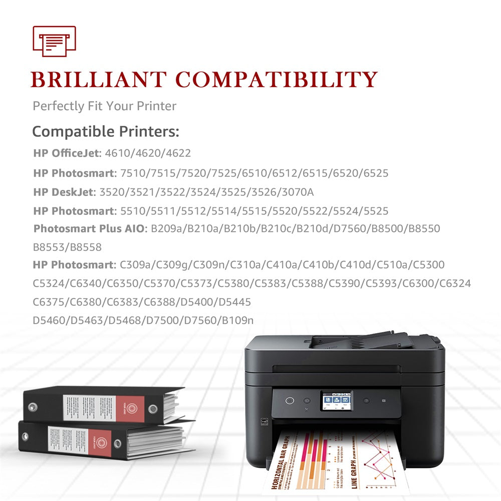 Compatible HP 564XL Inkjet Cartridge -10 Pack