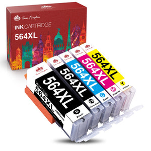 Compatible HP 564XL Inkjet Cartridge -5 Pack