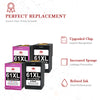 Compatible HP 61 61XL ink Cartridge (2 Black 2 Color) -4 Pack