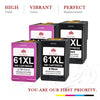 Compatible HP 61 61XL ink Cartridge (2 Black 2 Color) -4 Pack