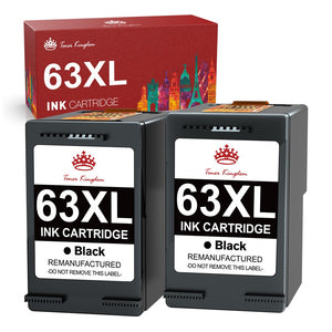 Compatible HP 63 63XL Black ink Cartridge -2 Pack