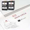 Compatible HP 63 63XL Black ink Cartridge -2 Pack