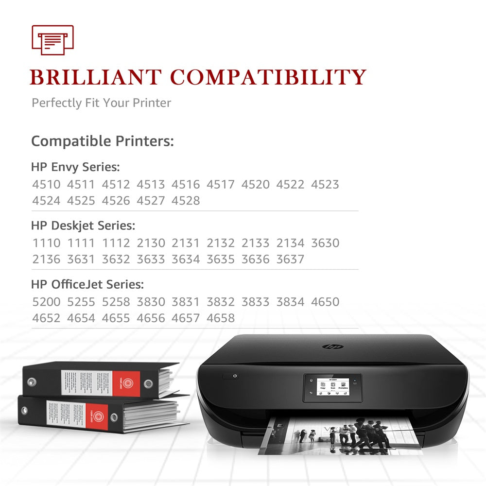 Compatible HP 63 63XL Ink Cartridge-1 Pack