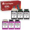 Compatible HP 63 63XL Ink Cartridge (3 Black 3 Color) -6 Pack