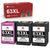 Compatible HP 63 63XL ink Cartridge (2 Black 1 Color) -3 Pack