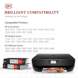 Compatible HP 63 63XL ink Cartridge (2 Black 2 Color) -4 Pack