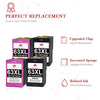 Compatible HP 63 63XL ink Cartridge (2 Black 2 Color) -4 Pack