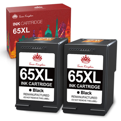 Compatible HP 65 65XL ink Cartridge (Black) -2 Pack