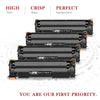 Compatible HP 83A CF283A Black Toner Cartridge - 4 Pack