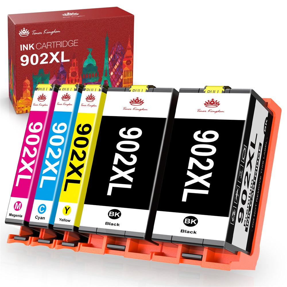Compatible HP 902XL ink Cartridge -5 Pack